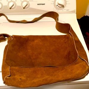 Soft Suede Messenger Bag!